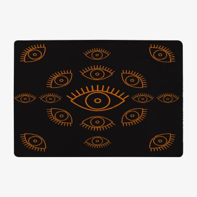 The Range Eye Icon Rug - Black / 110cm