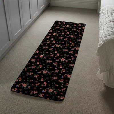 The Range Beautiful Pink Flowers Runner Rug - Pink