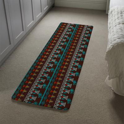 The Range Ethnic Silhouettes Runner Rug - Black