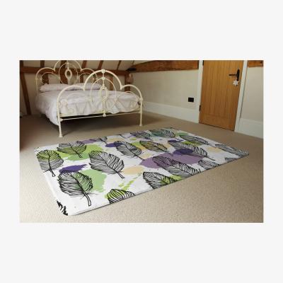 The Range Spotted Coloured Feather Rug - Green / 230cm