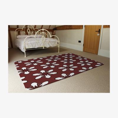 The Range Modern Decorative Floral Pattern Rug - Red / 230cm