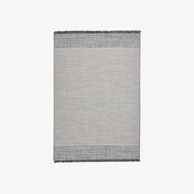 The Range Plain Outdoor Rug - Silver / 220cm