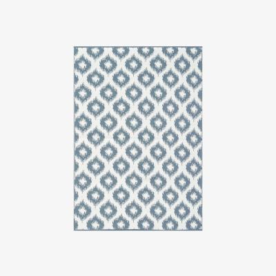 The Range Distressed Geo Outdoor Rug - Neptune