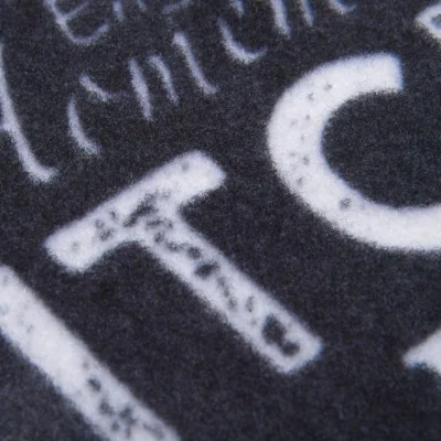 The Range Hanse Home Cook Clean Anti Slip Wild Board Polyester Kitchen Runner Rug Black - Black