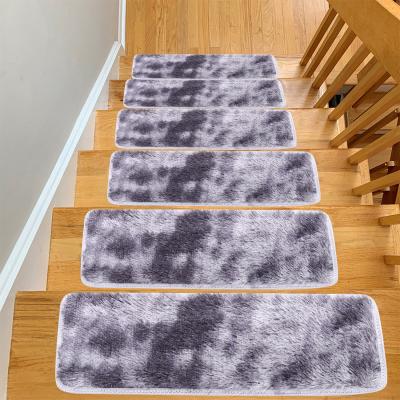 The Range Super Soft Fluffy Stair Carpet(Set of 13) - Grey