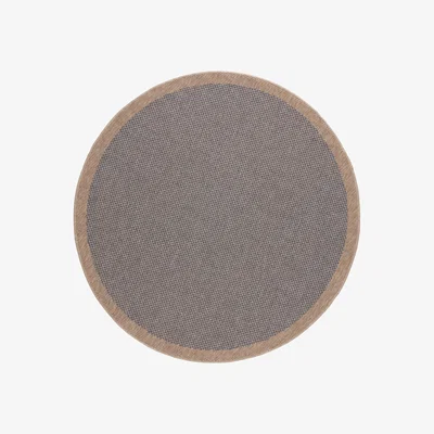 The Range Nature Collection Outdoor Rug in Blue  5200B - Navy / 160cm / 160X160 cm (Round)