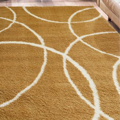 The Range Mustard Soft Thick Cozy Bubble Effect 30mm Shaggy Rug - Brae - Yellow