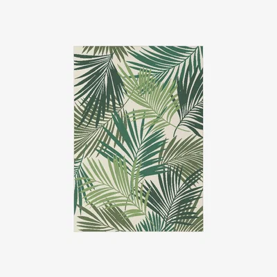 The Range Green Tropical Indoor  Outdoor Rug - Ota - Green