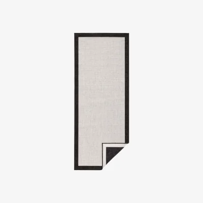The Range Reversible Panama Indoor & Outdoor Rug Black - Black / 350.0cm