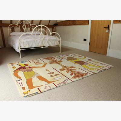 The Range Egyptian Gods  Ancient Egyptian Hieroglyphs Rug - Yellow / 230cm