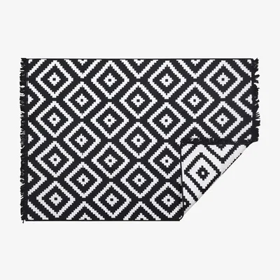 The Range Karma 80x150 cm reversible rug - Multi-Coloured