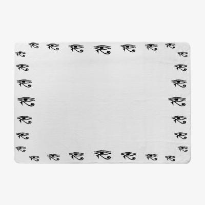 The Range Eye Of Horus Rug - Black / 110cm
