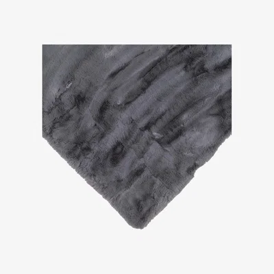 The Range Lux Rabbit Faux Rug - Grey / 1300gsm / 150cm