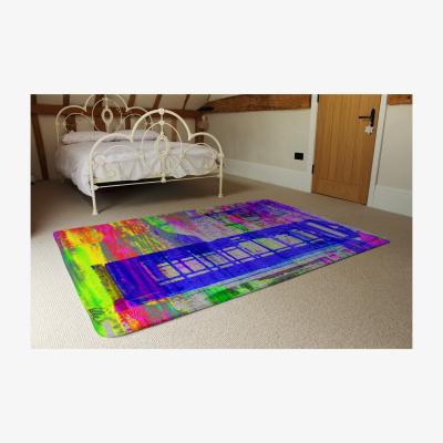 The Range London Post Box Rug - Blue / 230cm