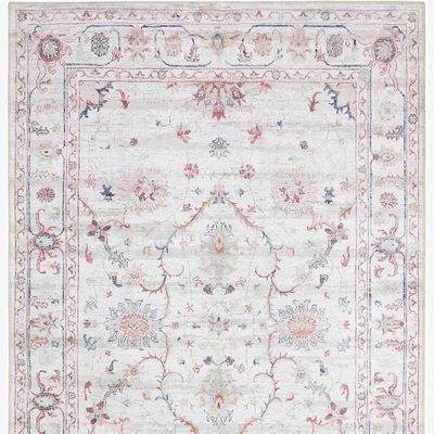 The Range Flatweave Atlanta Ombre Chenille Rug - Beige and Multi  / 100x200cm