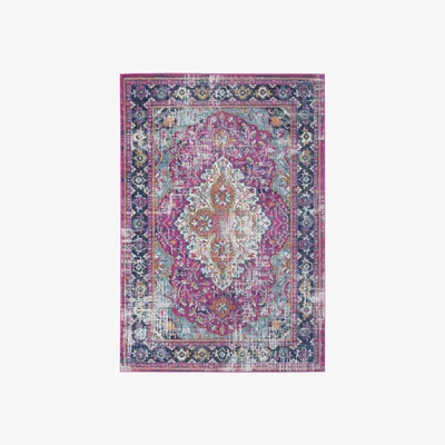 The Range Marrakech Collection Vintage Rugs in Multicolour  430 - Neutral / 200cm
