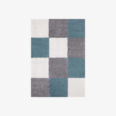 The Range Myshaggy Collection Rugs Geometric Design  381 Duck Egg Blue - Blue / 10.44kg / 200cm / 200X290 cm