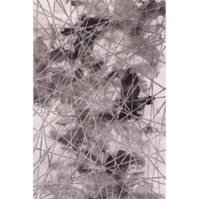 The Range Bianco Pattern Rug - Grey / 160cm x 225cm