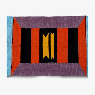 The Range Tribal shapes rug - Red