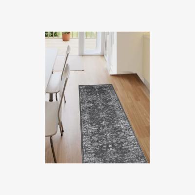 The Range Charcoal Grey Traditional Carpet Rug - Islay - Grey / 290cm