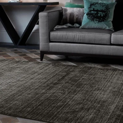 The Range Linley Rug - Dark Grey