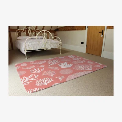 The Range Corals And Algae Designer Rug - Pink / 230cm