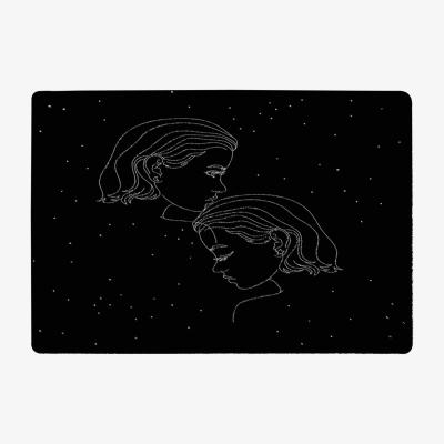 The Range Gemini Zodiac Sign Style Rug - black / 230cm