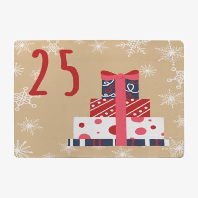 The Range Advent Calendar 25 Days Of Christmas Style Rug - brown / 230cm