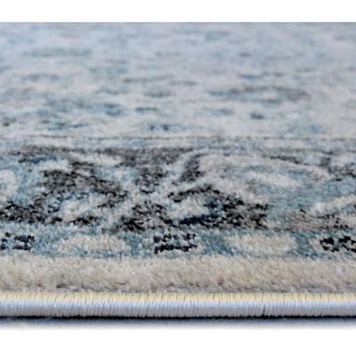 The Range Blue Traditional Living Room Rugs - Tartan - Blue