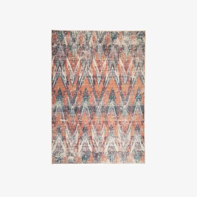 The Range Multi-Colour Chevron Design Washable Area Rug - Multi-Colour / 240cm