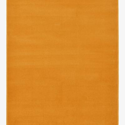 The Range Maestro Collection Solid Design Rug in Ochre - White / 160cm