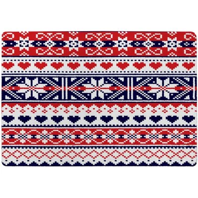 The Range Scottish Fair Style Rug - red / 230cm