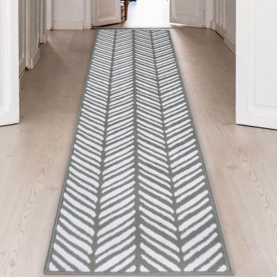 The Range Grey Scandi Herringbone Living Room Rug - Islay - Grey / 180cm