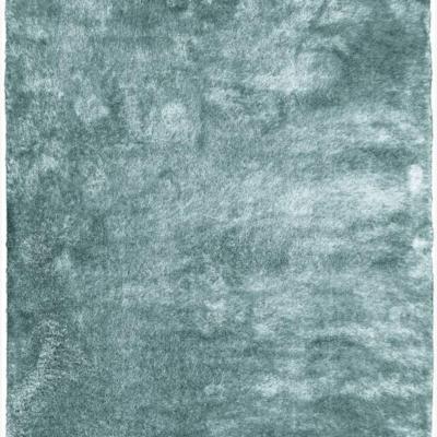 The Range Shimmer Collection Supersoft Shaggy Rug in Duck Egg Blue  ODS22 - Blue / 120cm