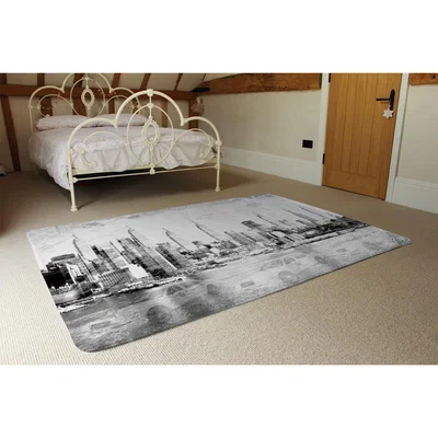 The Range Multiple Empire Rug - Black / 230cm
