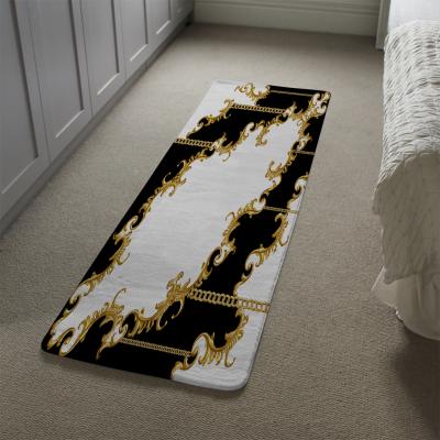 The Range Baroque Runner Rug - Gold