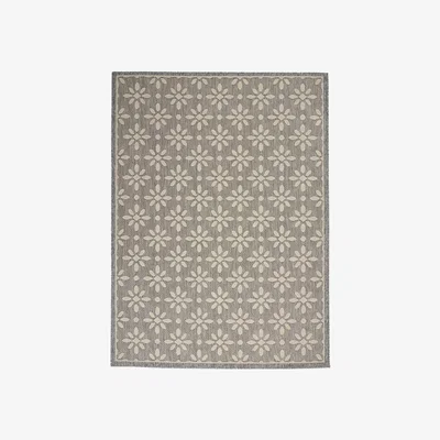 The Range Abstract optical 3D Rug - Grey Ivory / 160cm X 221cm / 221cm / 160cm(5ft3in) X 221cm(7ft3in)