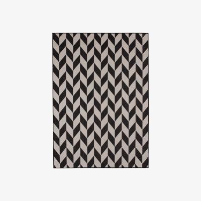 The Range Ecology Collection Outdoor Rugs in Black  600Bl - Black / 140cm