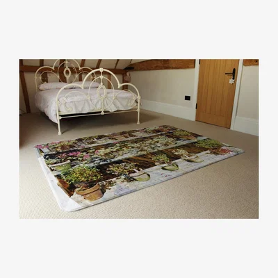 The Range Plant Pots Rug - Brown / 230cm