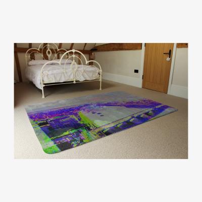 The Range London Eye View   Rug - Purple / 230cm