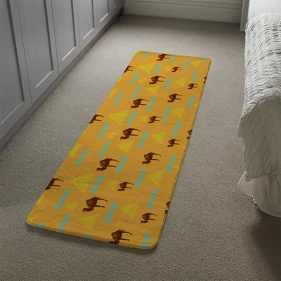 The Range Camels  Pyramids Runner Rug - Orange
