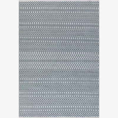 The Range Patio Striped Rug Collection Easy to Clean Rugs With Abstract Designs - Teal / PET / Geometric / 230cm