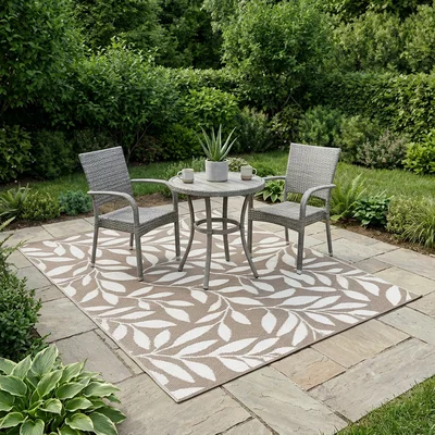 The Range Iris Outdoor Rug - Neutral