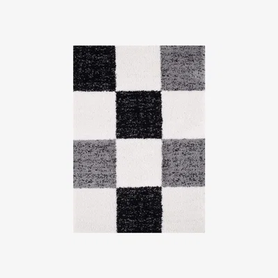 The Range Myshaggy Collection Rugs Geometric Design  381 Grey - Grey / 140X200 cm / 140cm / 5.04kg
