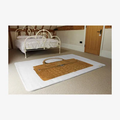 The Range Stylish Brown Bag Rug - Brown / 230cm