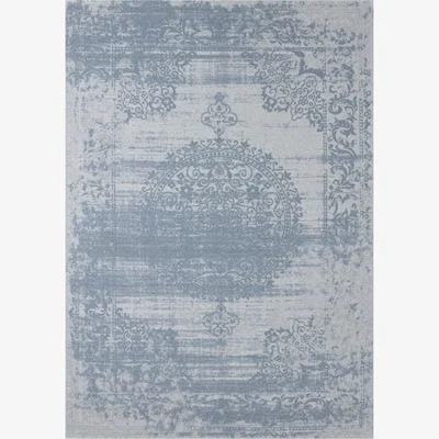 The Range Carina Collection Modern Washable Rugs in Blue  6945 - Blue / 1.2kg / 80cm