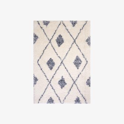 The Range Alto Rhombus Rug - Navy / 140cm / Large Diamond