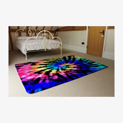 The Range Tie Dye Pattern Rug - Blue / 230cm