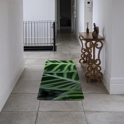 The Range Exotic jungle setting Designer Runner Rug - Green