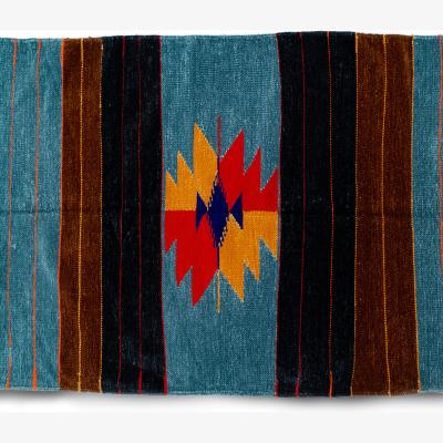 The Range 5 Colour Tribal Art Rug - Blue